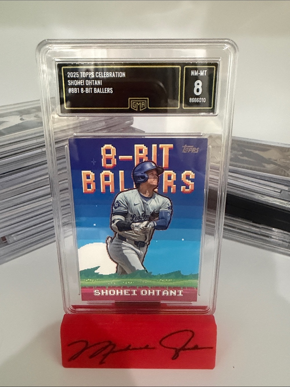 Shohei Ohtani - Topps Celebration 8-Bit Ballers - GMA NM-MT 8